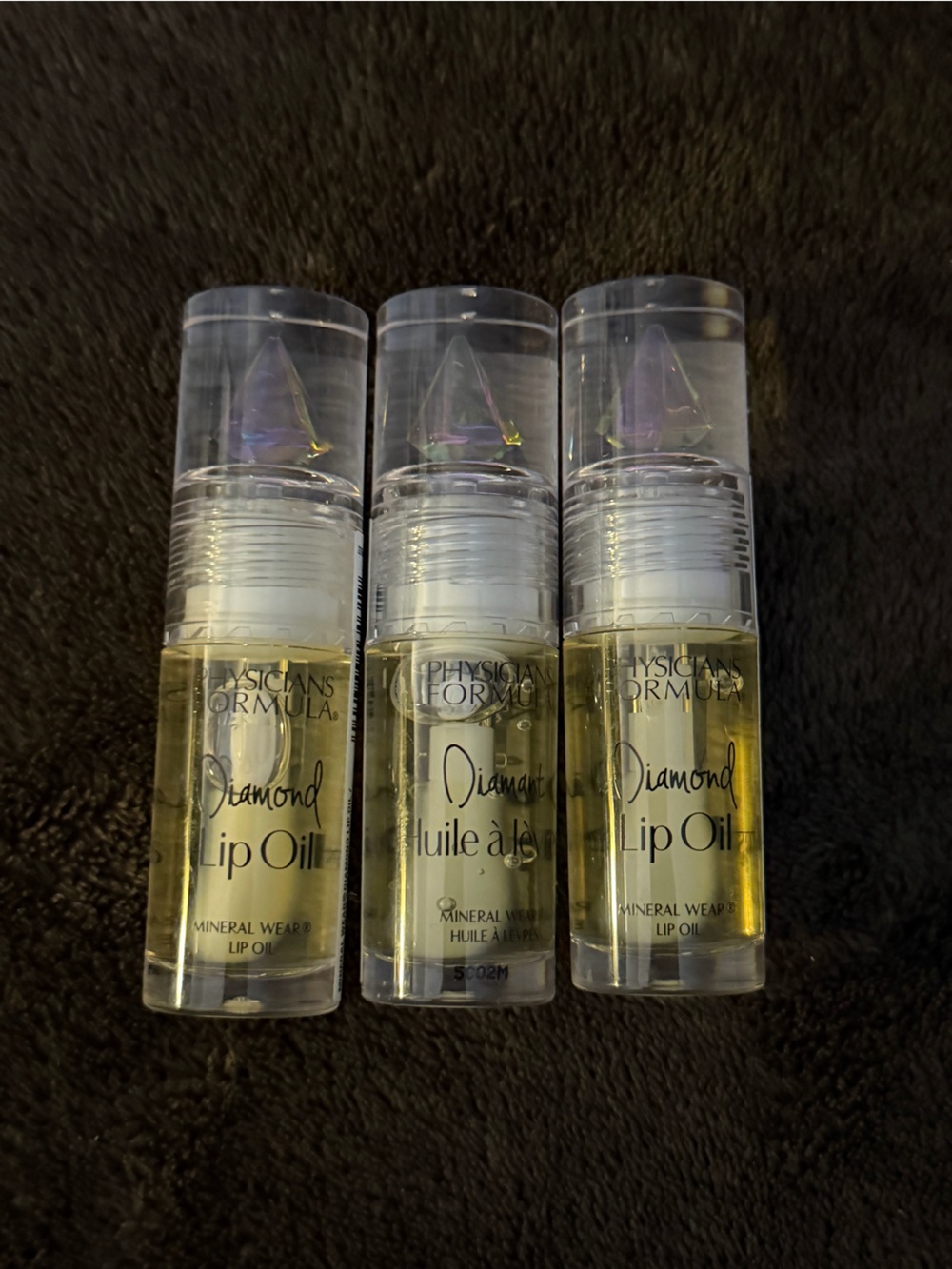 Physicians Formula Clear Diamond Lip Oil - SEALED 3 PACK